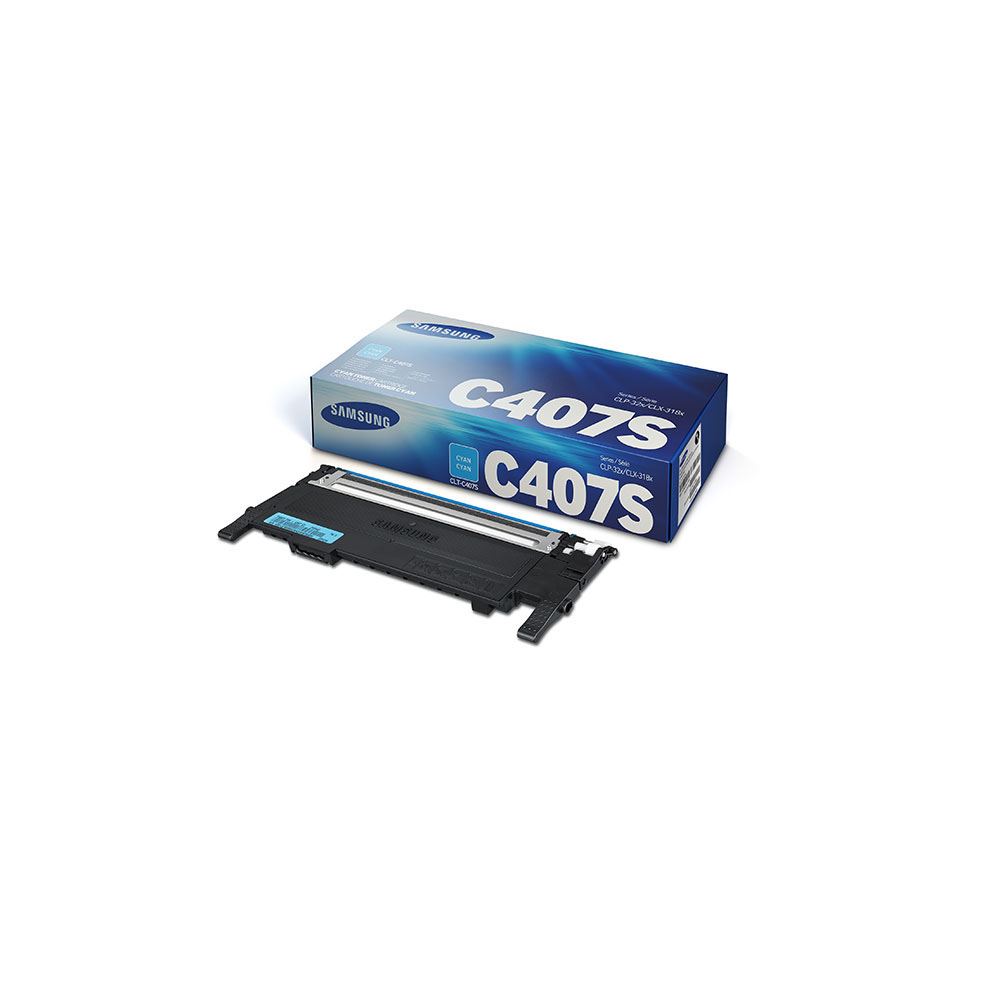 SAMSUNG Toner (CLP-320/325/3185) Cyan CLT-C407S