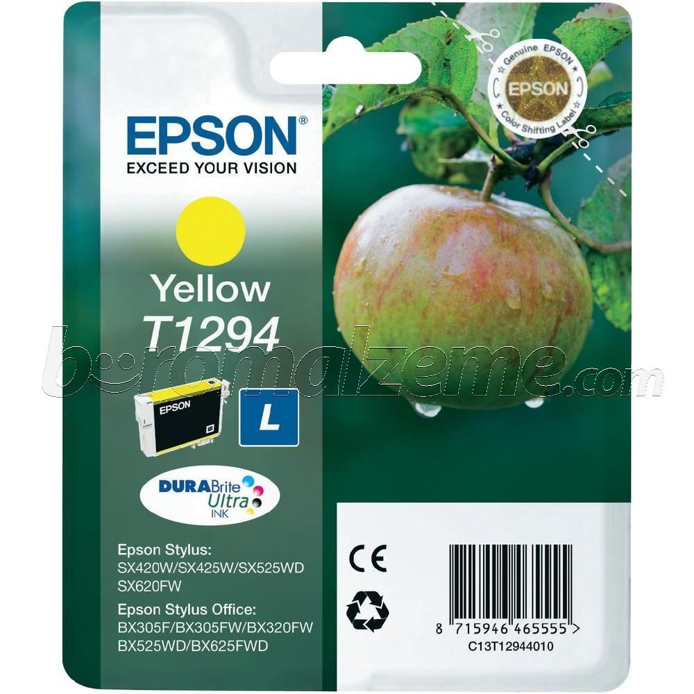 EPSON C13T12944021 BX305F BX320FW SX425 Sarı kartuş