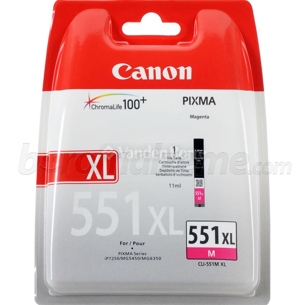 Canon Cli-551 XL Magenta Kırmızı Mürekkep Kartuş