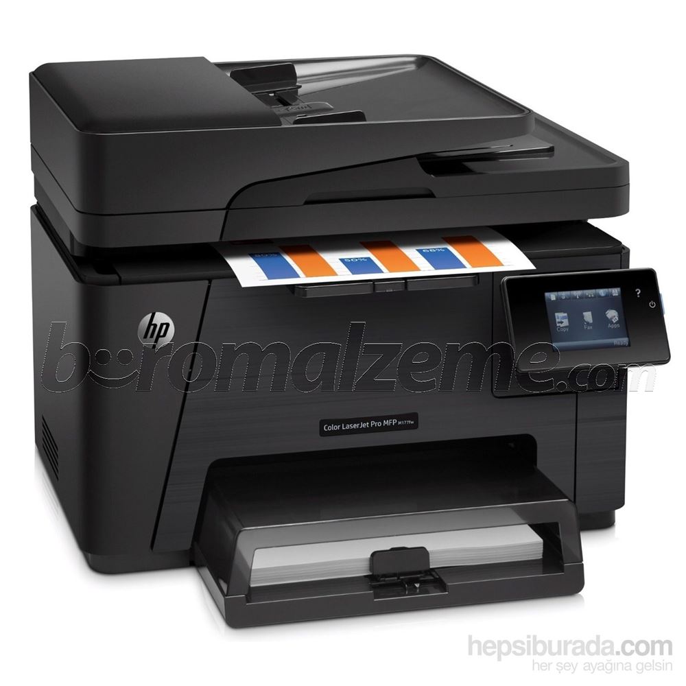 HP CZ165A Laserjet Pro M177FW Faxlı Renkli Çok Fonksiyonlu Laser Yazıcı (A4)