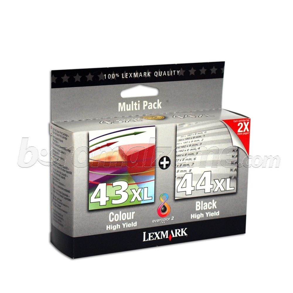 Lexmark 80D2966 Mürekkep Kartuş (2'li)
