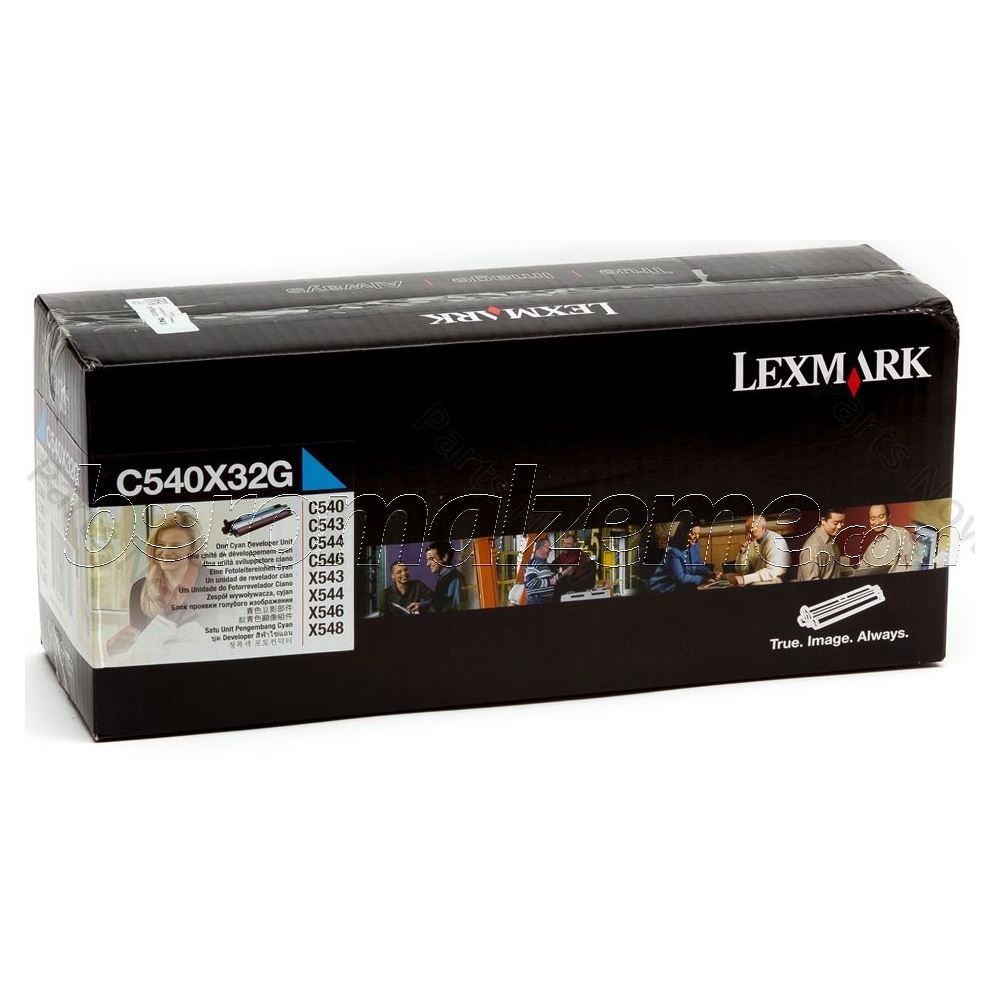 Lexmark C540X32G Developer Mavi